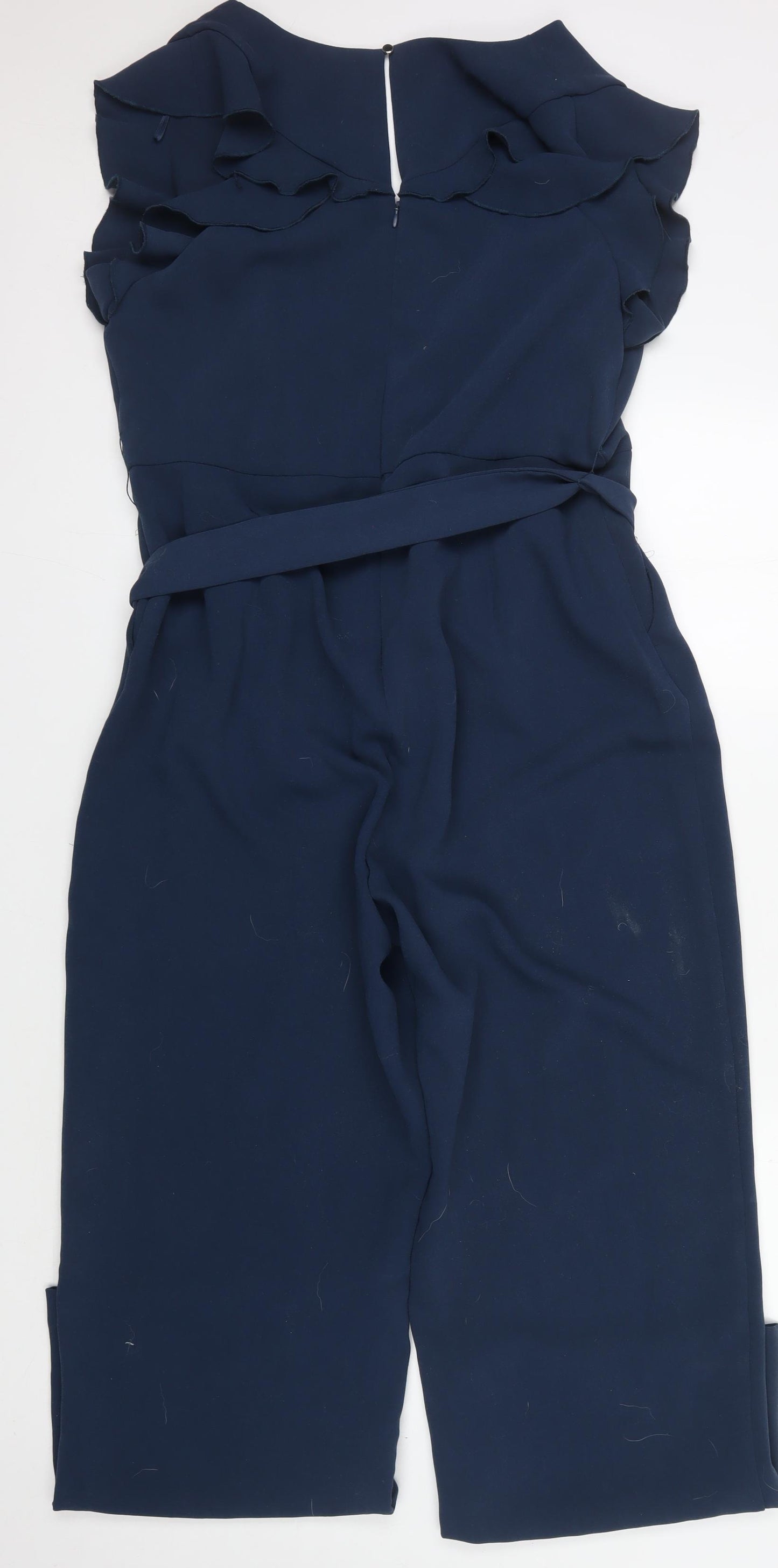 Fenn Wright Manson Women's Blue Sleeveless Jumpsuit, Size 18