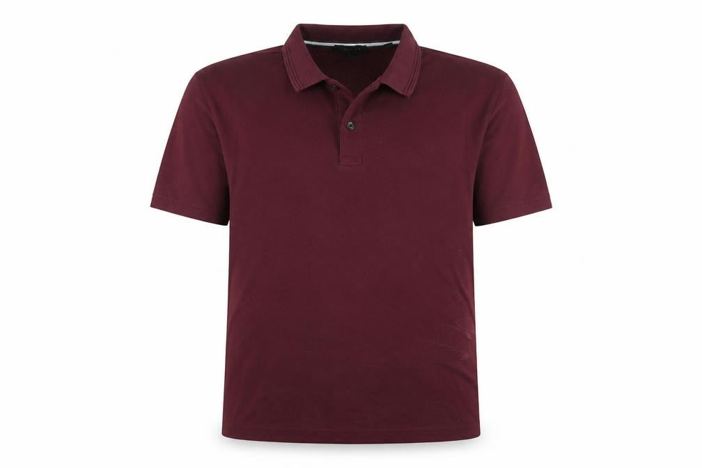 Ted Baker Men's Red Short Sleeve Polo, Size 6