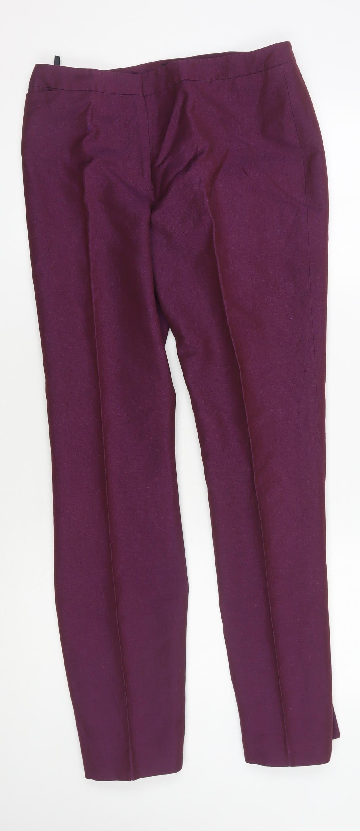 French Connection Women's Purple Trousers, Size 10