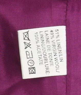 French Connection Women's Purple Trousers, Size 10