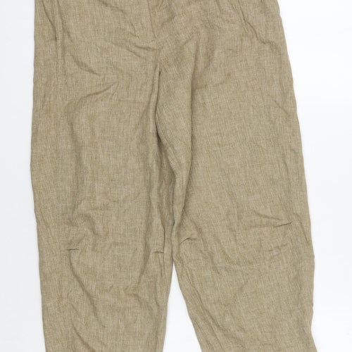 Zara Women's Beige Jogger Trousers XS