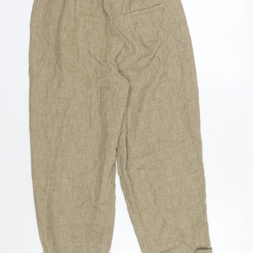 Zara Women's Beige Jogger Trousers XS
