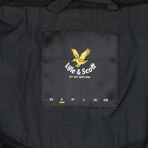 Lyle & Scott Men's Black Hooded Jacket S Regular Fit