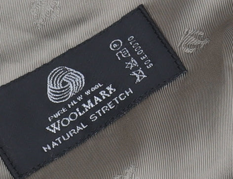 Jeff Banks Men's Grey Wool Suit Jacket 44R