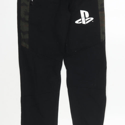 PlayStation Boys Black Jogger Trousers 14 Years