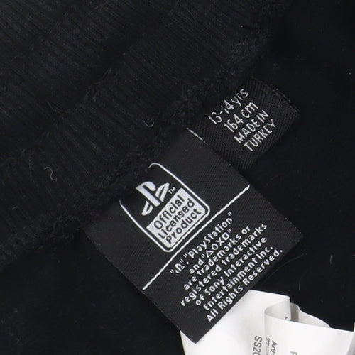 PlayStation Boys Black Jogger Trousers 14 Years