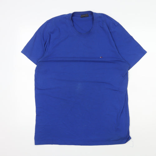 Tommy Hilfiger Men's Blue L Crew Neck T-Shirt