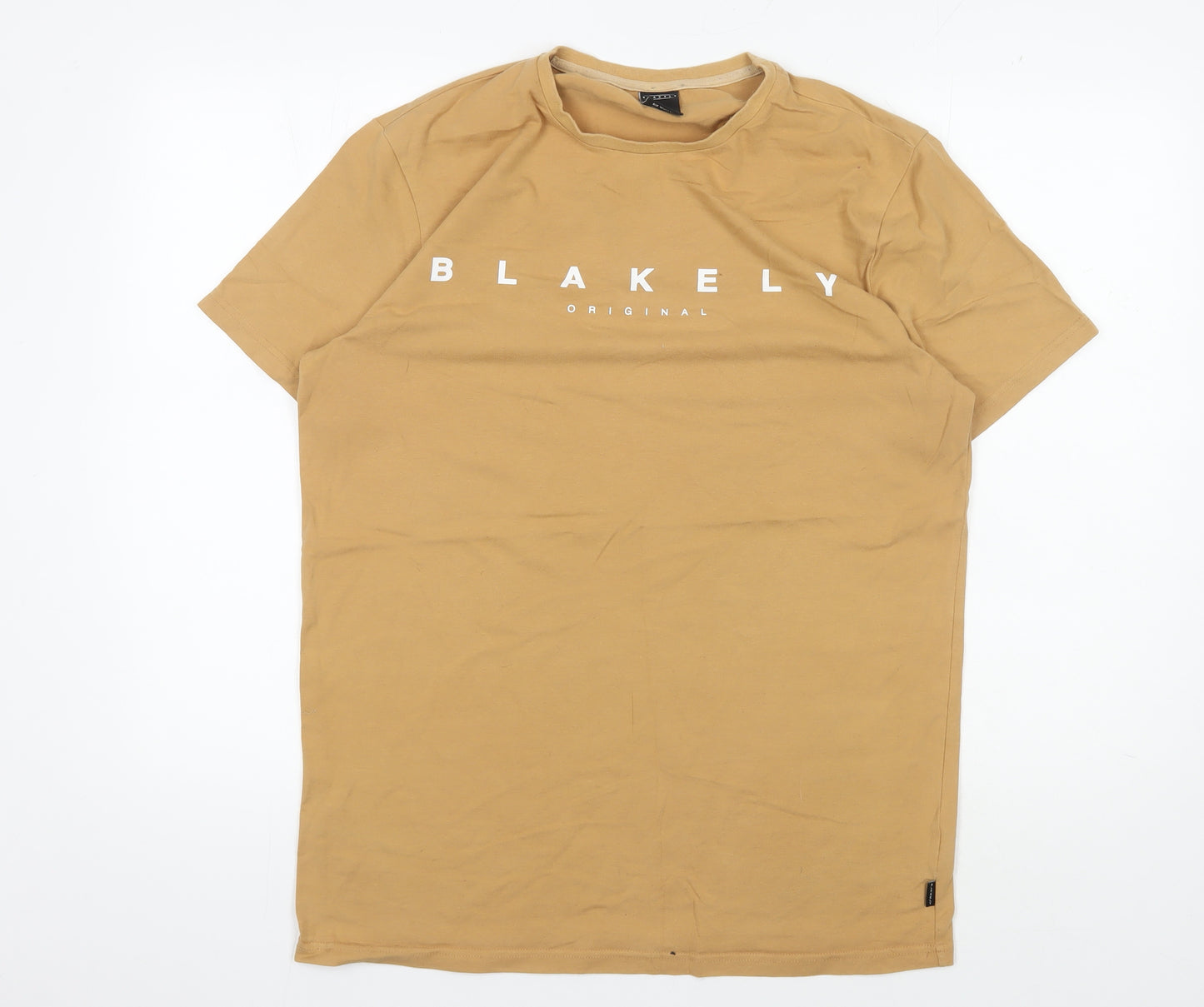 Blakely Beige Men's Large Logo T-Shirt