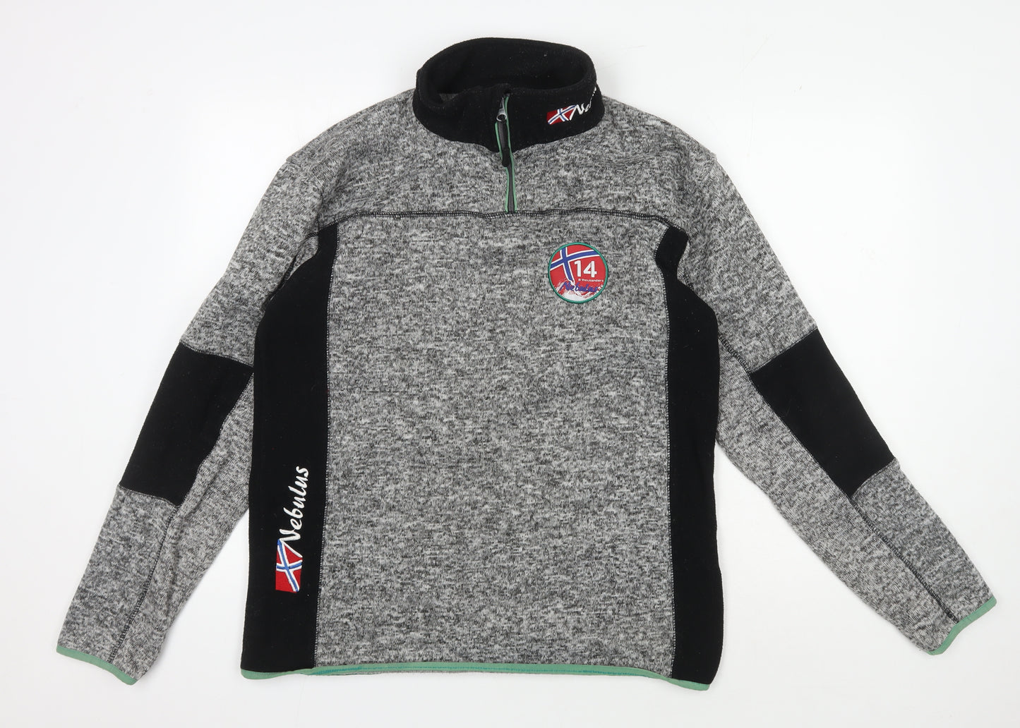 Nebulus Men's Grey Pullover Sweatshirt L