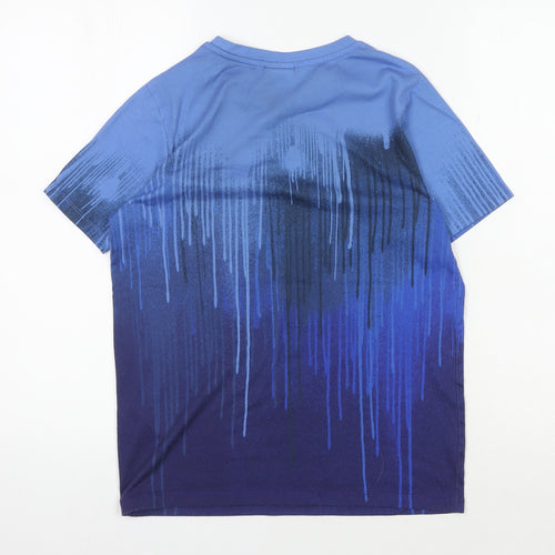 Hype Boys Blue Graphic Print T-Shirt, 13 Years, Casual Style