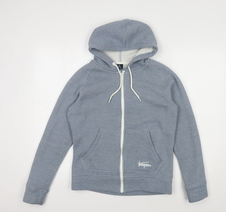 Trespass Unisex Blue Full Zip Hoodie M