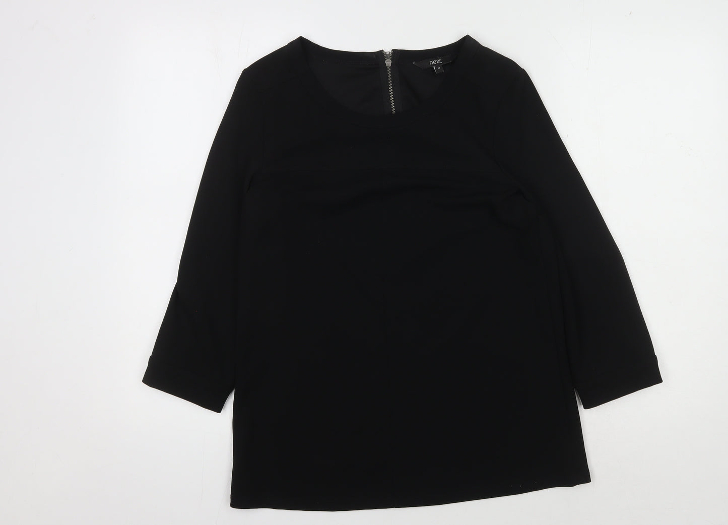 Next Women's Black Blouse, Size 10, 3/4 Sleeve