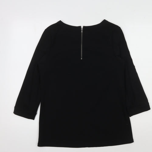 Next Women's Black Blouse, Size 10, 3/4 Sleeve
