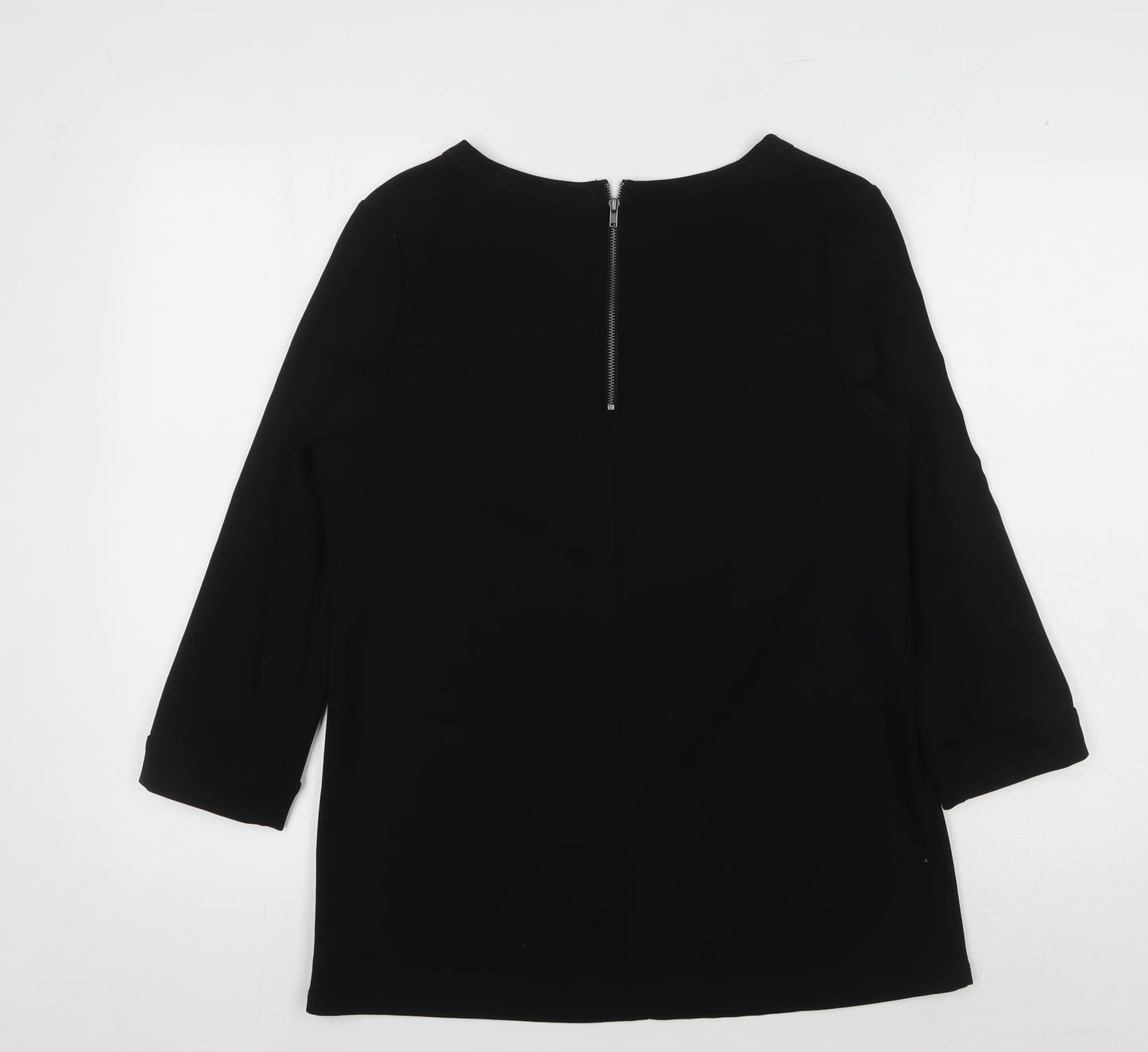 Next Women's Black Blouse, Size 10, 3/4 Sleeve