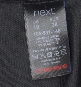 Next Women's Black Blouse, Size 10, 3/4 Sleeve