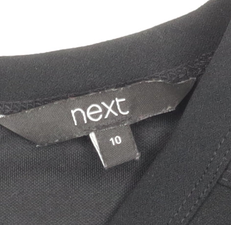 Next Women's Black Blouse, Size 10, 3/4 Sleeve