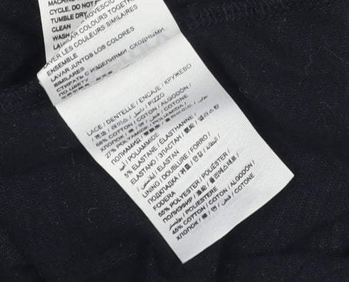 Superdry Women's Black Lace Pencil Skirt, Size M