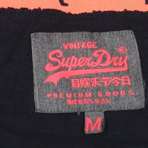 Superdry Women's Black Lace Pencil Skirt, Size M