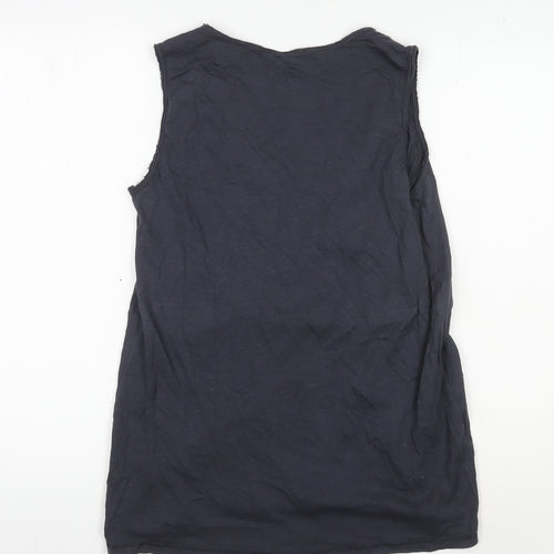 White Stuff Women's Black Sleeveless Tank Top Size 14