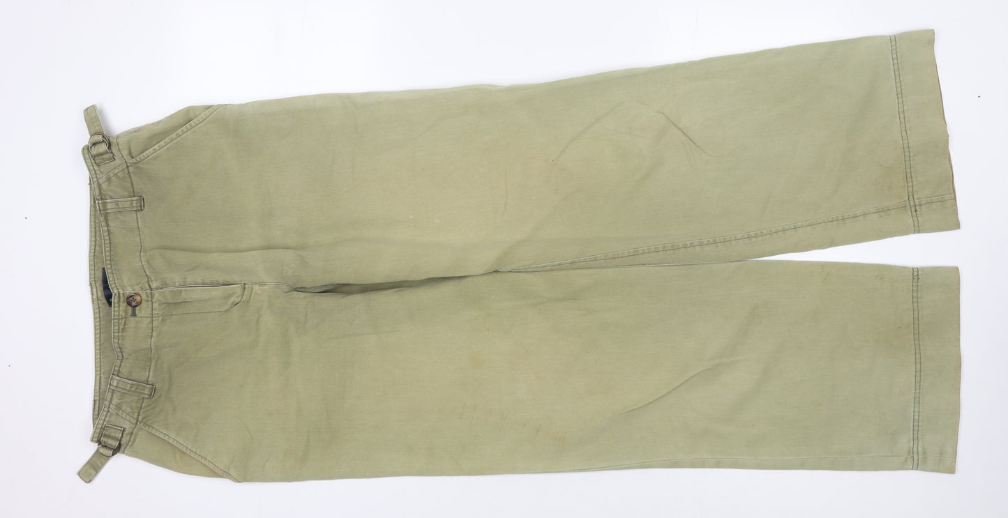Boden Women's Green Chino Trousers Size 12