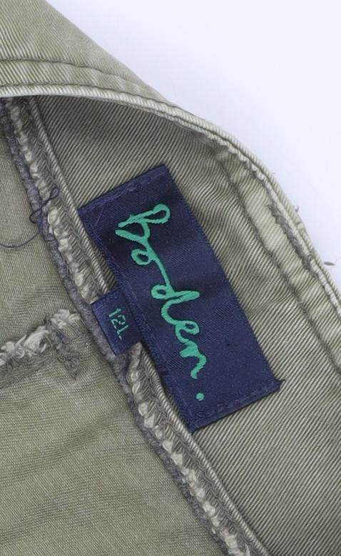 Boden Women's Green Chino Trousers Size 12