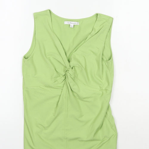 L.K. Bennett Women's Green Sleeveless Crop Top - Size M