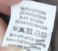 New Look Women's Brown Cropped Trousers Size 14