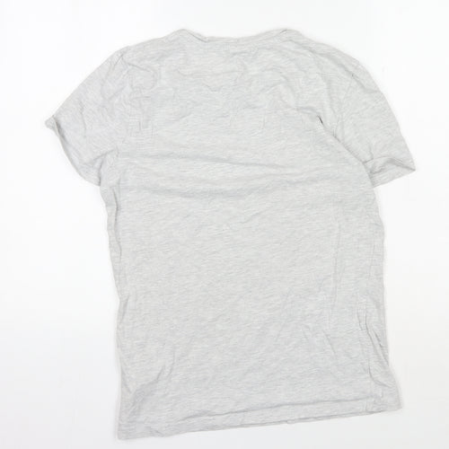 Subbuteo Men's Grey Graphic Print Sports T-Shirt Size S