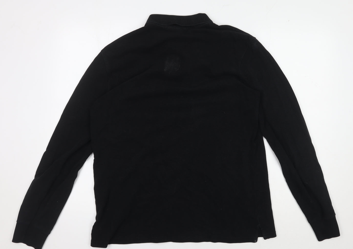 Paul Smith Men's Black Long Sleeve Polo Shirt L