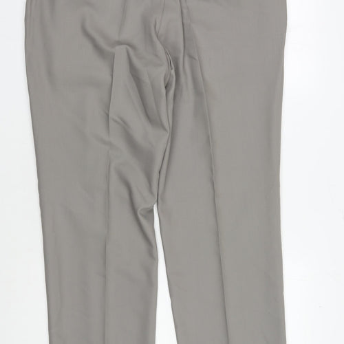 Jeff Banks Men's Grey Wool Dress Pants XL