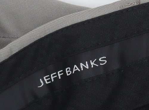 Jeff Banks Men's Grey Wool Dress Pants XL