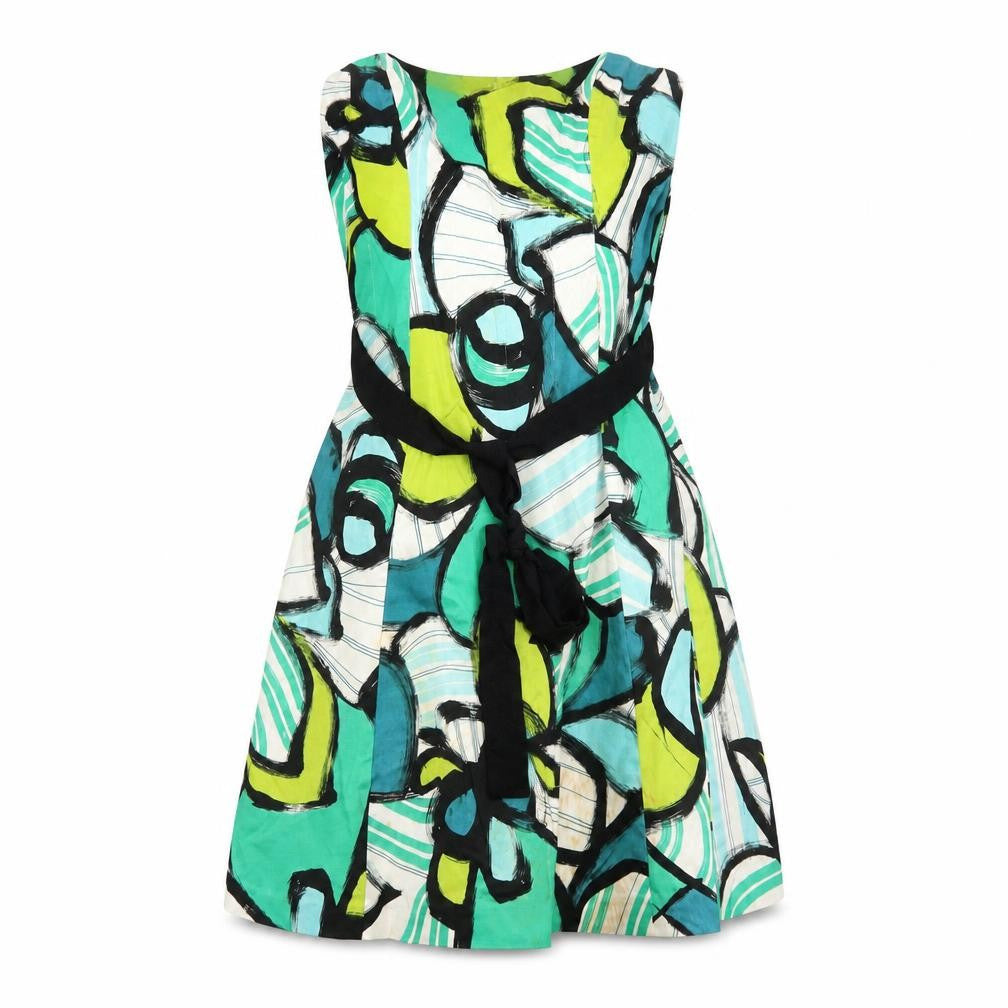 Front view of Coast Women's Multicoloured A-Line Dress, size 14