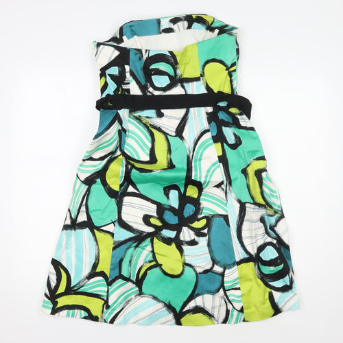 Coast Women's Multicoloured A-Line Dress Size 14