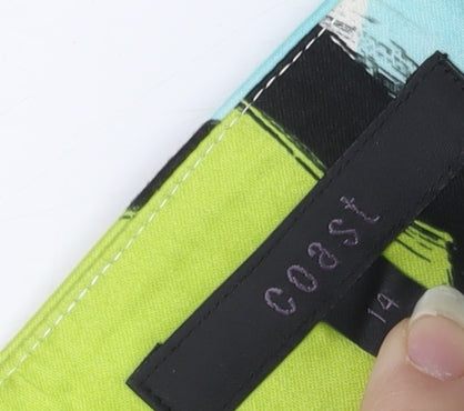 Coast Women's Multicoloured A-Line Dress Size 14