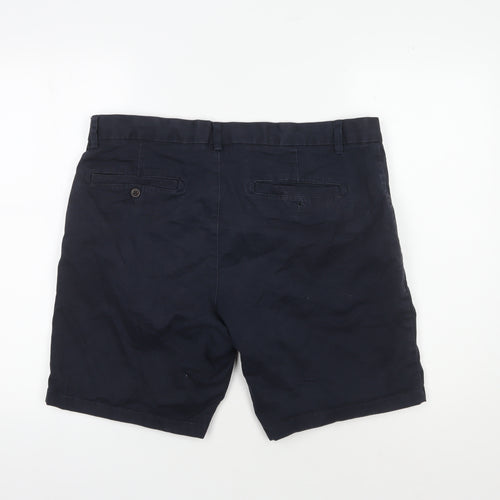 Next Mens Blue Chino Shorts, Size 36 - Perfect Summer Essential