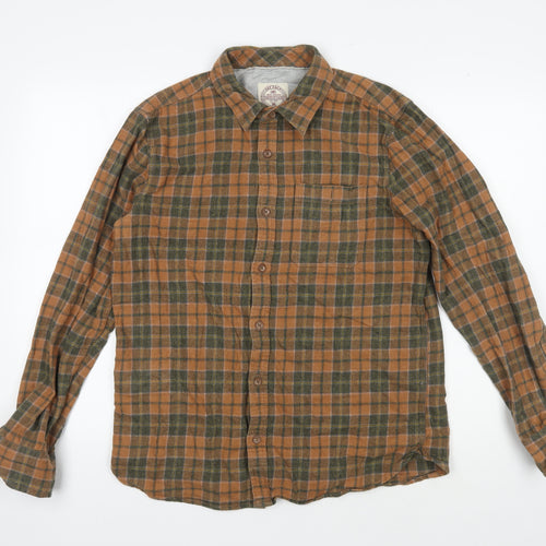 Fat Face Men's Multicoloured Plaid Shirt, Size M