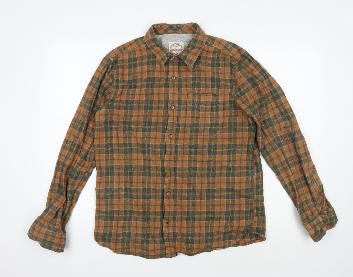 Fat Face Men's Multicoloured Plaid Shirt, Size M