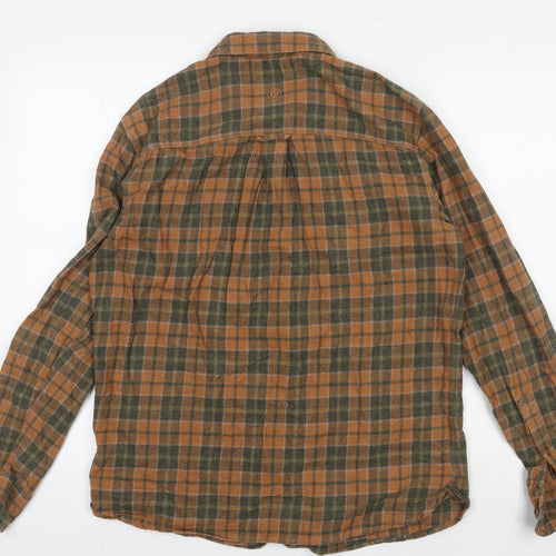 Fat Face Men's Multicoloured Plaid Shirt, Size M