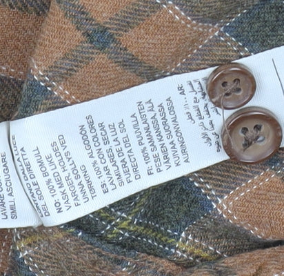 Fat Face Men's Multicoloured Plaid Shirt, Size M