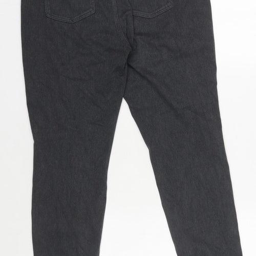 Uniqlo Women's Black Straight Jeans L