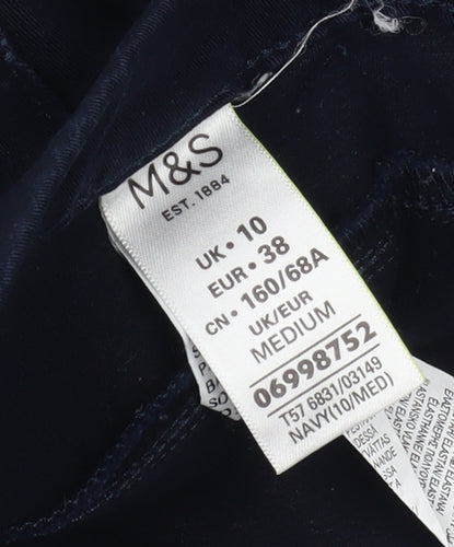 Marks and Spencer Women's Blue Jegging Trousers Size 10