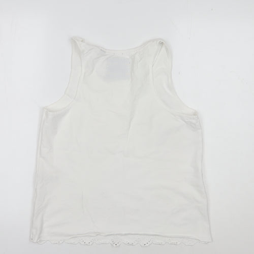 Superdry White Camisole Tank for Women - Size M