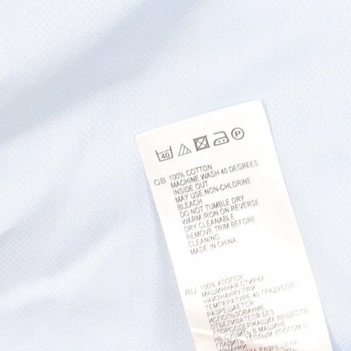 Reiss Men's Blue Slim Fit Dress Shirt 2XL