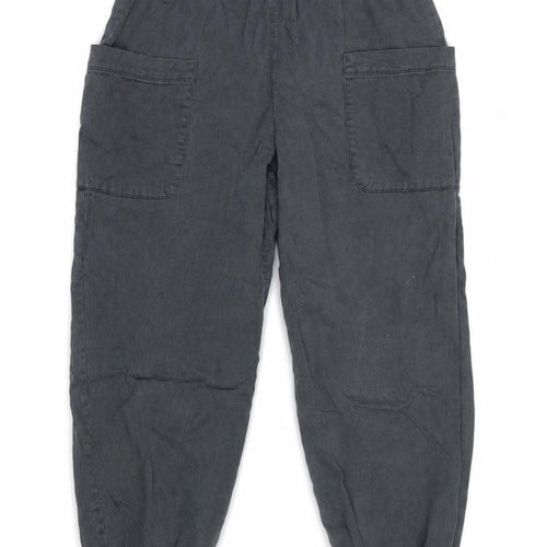 Zara Girls Black Jogger Trousers 11-12 Years
