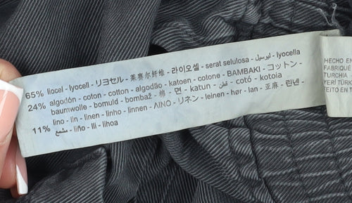 Zara Girls Black Jogger Trousers 11-12 Years