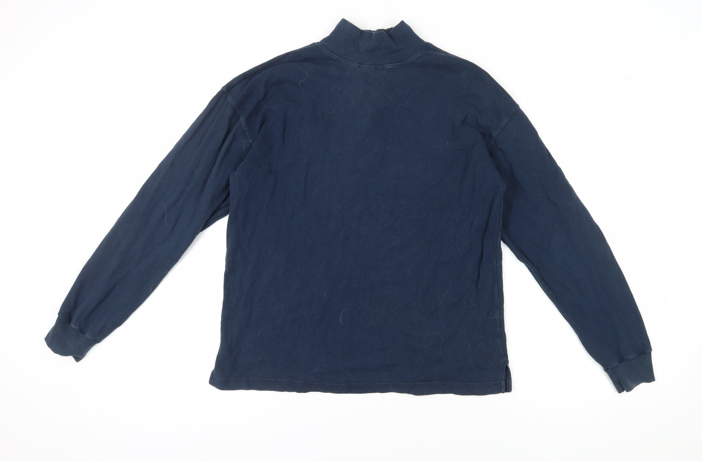 Reebok Men's Blue 1/4 Zip Sweatshirt M