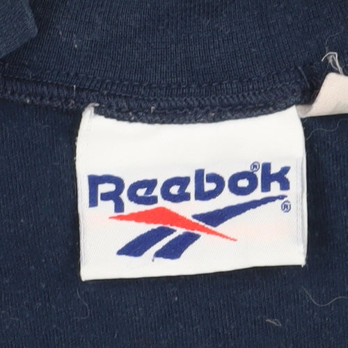 Reebok Men's Blue 1/4 Zip Sweatshirt M