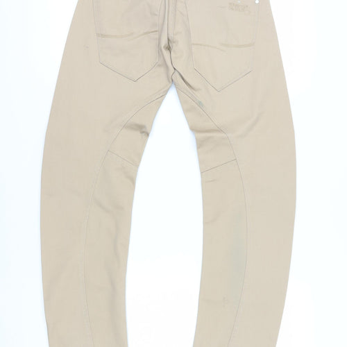 Jack and Jones Men's Beige Cropped Jeans Size 32