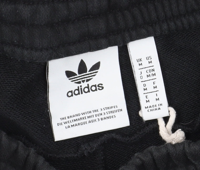 Adidas Men's Black M Sweat Shorts with Logo