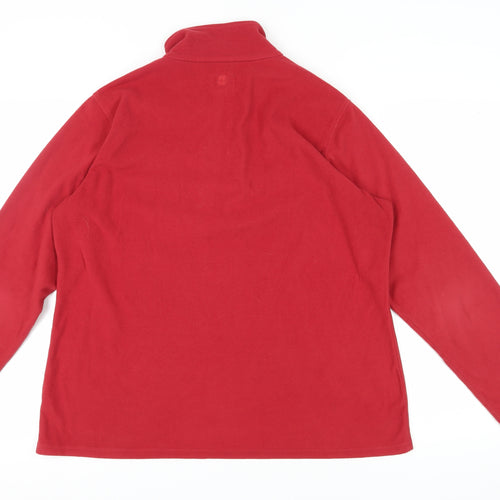 Mountain Warehouse Men's XL Red Pullover Fleece Sweatshirt